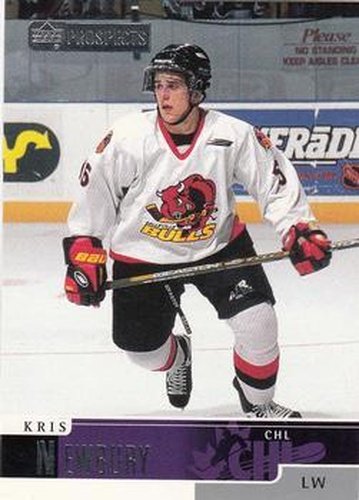 #17 Kris Newbury - Belleville Bulls - 1999-00 Upper Deck Prospects Hockey