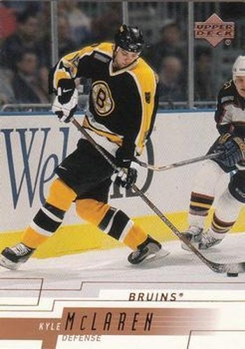 #17 Kyle McLaren - Boston Bruins - 2000-01 Upper Deck Hockey