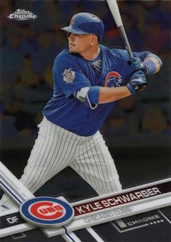 #17 Kyle Schwarber - Chicago Cubs - 2017 Topps Chrome Baseball