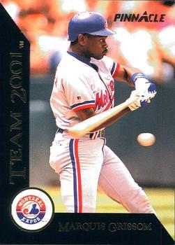 #17 Marquis Grissom - Montreal Expos - 1993 Pinnacle - Team 2001 Baseball