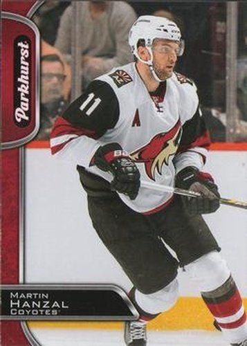 #17 Martin Hanzal - Arizona Coyotes - 2016-17 Parkhurst - Red Hockey
