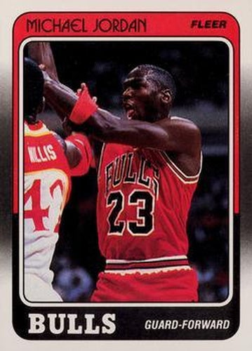 #17 Michael Jordan - Chicago Bulls - 1988-89 Fleer Basketball