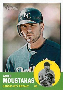 #17 Mike Moustakas - Kansas City Royals - 2012 Topps Heritage Baseball