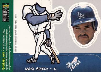 #17 Mike Piazza - Los Angeles Dodgers - 1998 Collector's Choice - Mini Bobbing Heads Baseball
