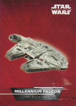 #17 Millennium Falcon - 2015 Topps Star Wars The Force Awakens - Stickers