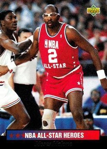 #17 Moses Malone - Milwaukee Bucks - 1992-93 Upper Deck NBA All-Stars Basketball