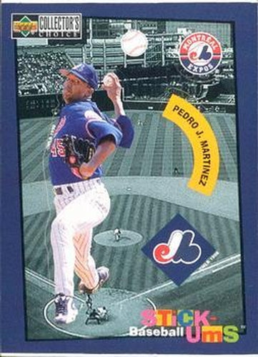 #17 Pedro Martinez - Montreal Expos -1998 Collector's Choice - Stick-Ums Baseball