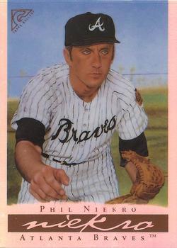 #17 Phil Niekro - Atlanta Braves - 2003 Topps Gallery Hall of Fame - Artist's Proofs Baseball