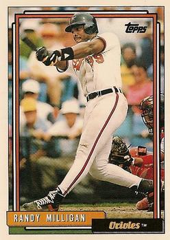 #17 Randy Milligan - Baltimore Orioles - 1992 Topps Baseball