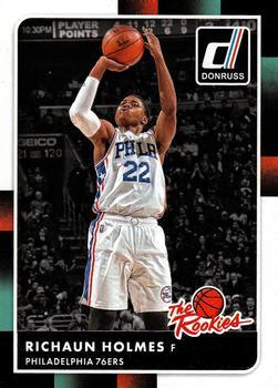 #17 Richaun Holmes - Philadelphia 76ers - 2015-16 Donruss - The Rookies Basketball