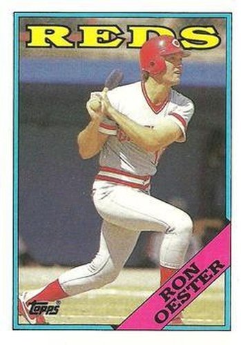 #17 Ron Oester - Cincinnati Reds - 1988 Topps Baseball