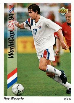 #17 Roy Wegerle - USA - 1993 Upper Deck World Cup Preview English/Spanish Soccer