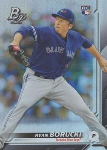 #17 Ryan Borucki - Toronto Blue Jays - 2019 Bowman Platinum Baseball