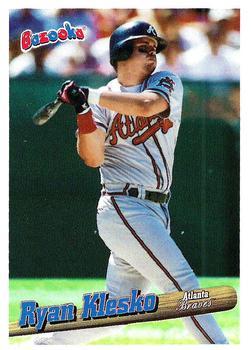 #17 Ryan Klesko - Atlanta Braves - 1996 Bazooka Baseball