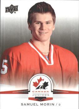 #17 Samuel Morin - Canada - 2014-15 Upper Deck Team Canada Juniors Hockey