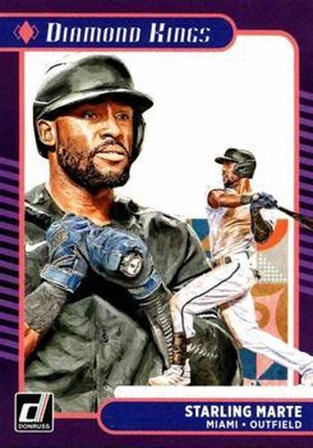 #17 Starling Marte - Miami Marlins - 2021 Donruss Baseball