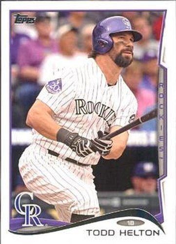 #17 Todd Helton - Colorado Rockies - 2014 Topps Baseball