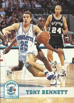 #17 Tony Bennett - Charlotte Hornets - 1993-94 Hoops Basketball