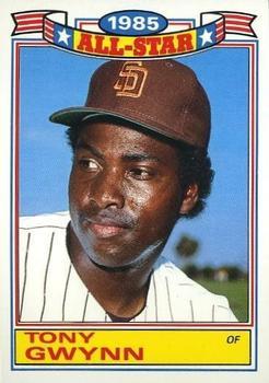 #17 Tony Gwynn - San Diego Padres - 1986 Topps Baseball - Glossy All-Stars