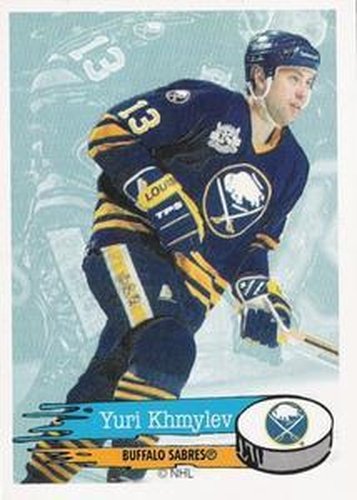 #17 Yuri Khmylev - Buffalo Sabres - 1995-96 Panini Hockey Stickers