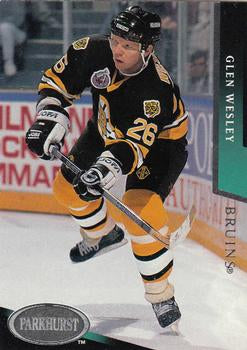 #17 Glen Wesley - Boston Bruins - 1993-94 Parkhurst Hockey