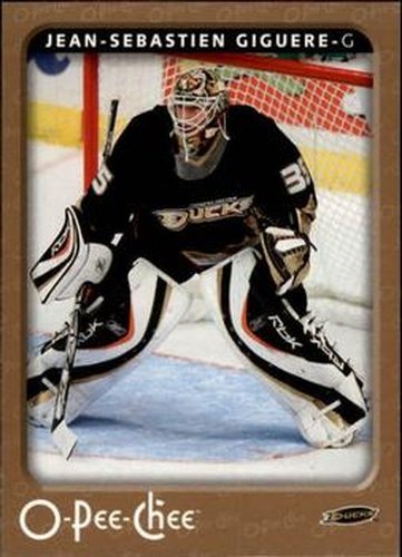 #17 Jean-Sebastien Giguere - Anaheim Ducks - 2006-07 O-Pee-Chee Hockey