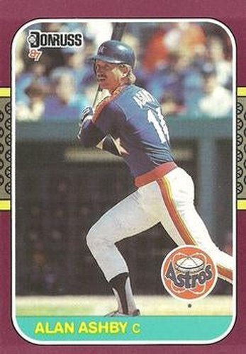 #17 Alan Ashby - Houston Astros - 1987 Donruss Opening Day Baseball