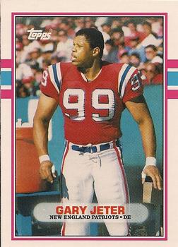 #17T Gary Jeter - New England Patriots - 1989 Topps Traded Football