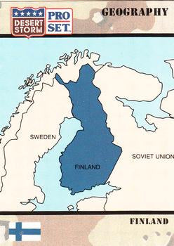 #17 Republic of Finland - 1991 Pro Set Desert Storm