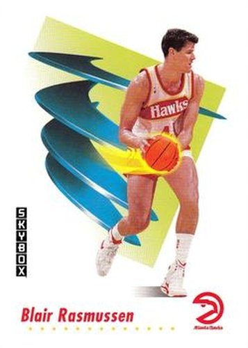 #617 Blair Rasmussen - Atlanta Hawks - 1991-92 SkyBox Basketball
