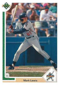 #17 Mark Lewis - Cleveland Indians - 1991 Upper Deck Baseball