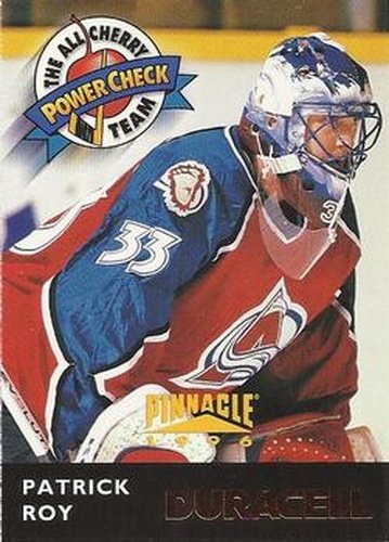 #DC17 Patrick Roy - Colorado Avalanche - 1996-97 Duracell All-Cherry Team Hockey