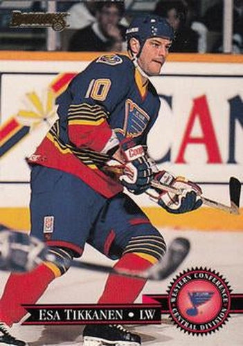 #17 Esa Tikkanen - St. Louis Blues - 1995-96 Donruss Hockey