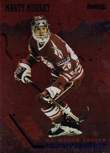 #17 Marty Murray Canada - 1993-94 Donruss Hockey - 1994 World Junior Championship Canada