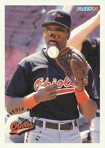 #17 Harold Reynolds - Baltimore Orioles - 1994 Fleer Baseball
