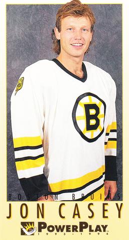 #17 Jon Casey - Boston Bruins - 1993-94 Fleer PowerPlay Hockey