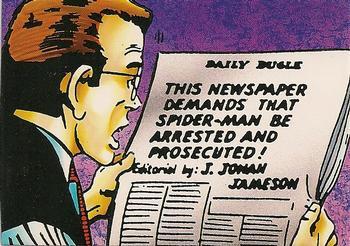 #17 Bad Press - 1992 Comic Images Spider-Man II: 30th Anniversary 1962-1992