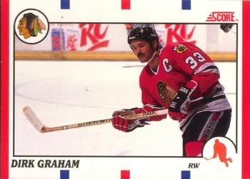 #17 Dirk Graham - Chicago Blackhawks - 1990-91 Score Canadian Hockey