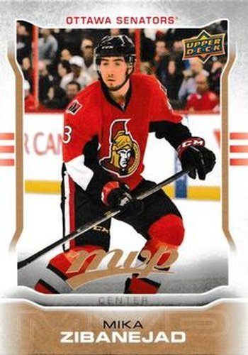 #17 Mika Zibanejad - Ottawa Senators - 2014-15 Upper Deck MVP Hockey