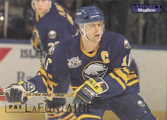 #17 Pat LaFontaine - Buffalo Sabres - 1995-96 SkyBox Impact Hockey