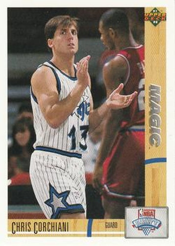 #17 Chris Corchiani - Orlando Magic - 1991-92 Upper Deck Basketball