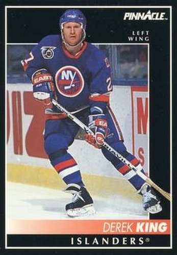 #17 Derek King - New York Islanders - 1992-93 Pinnacle Canadian Hockey