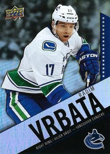 #17 Radim Vrbata - Vancouver Canucks - 2015-16 Upper Deck Tim Hortons Hockey