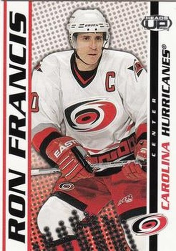 #17 Ron Francis - Carolina Hurricanes - 2003-04 Pacific Heads Up Hockey