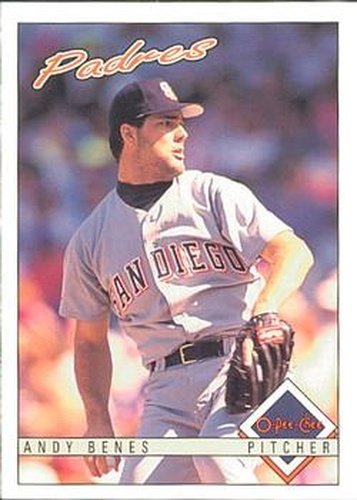 #17 Andy Benes - San Diego Padres - 1993 O-Pee-Chee Baseball