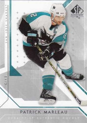 #17 Patrick Marleau - San Jose Sharks - 2006-07 SP Authentic Hockey