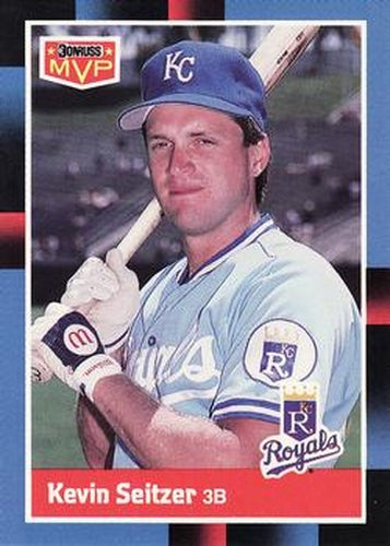 #BC-17 Kevin Seitzer - Kansas City Royals - 1988 Donruss Baseball - Bonus MVP's