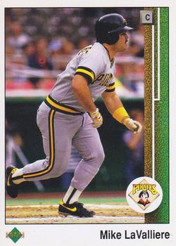 #417 Mike LaValliere - Pittsburgh Pirates - 1989 Upper Deck Baseball