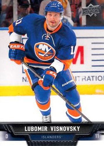 #17 Lubomir Visnovsky - New York Islanders - 2013-14 Upper Deck Hockey