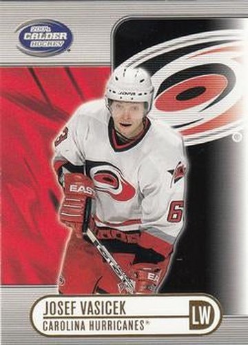 #17 Josef Vasicek - Carolina Hurricanes - 2003-04 Pacific Calder Hockey